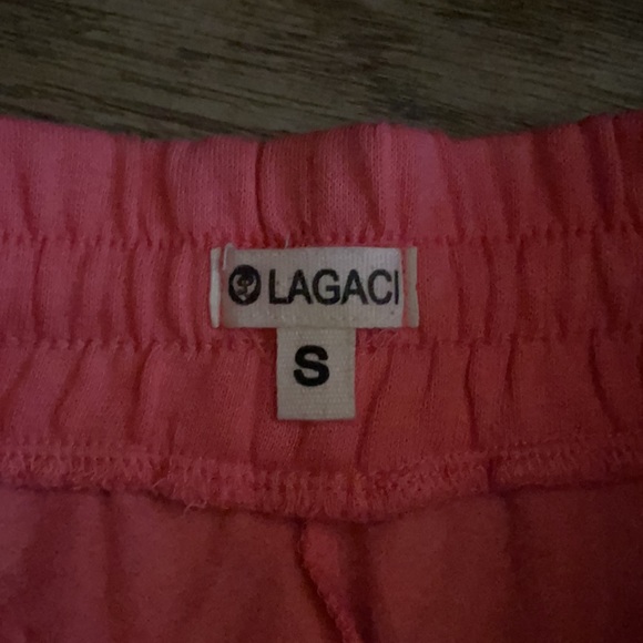 New Without Tags, LAGACI Splish Splash Hot Pink Comfy Mini Shorts - Picture 10 of 16